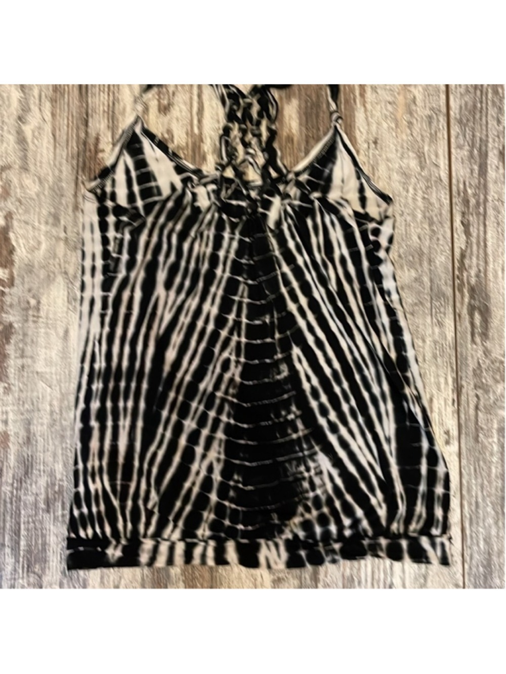 Maurices Women Tank Top Black White Size Medium - Picture 3 of 7